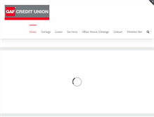 Tablet Screenshot of gafcreditunion.org